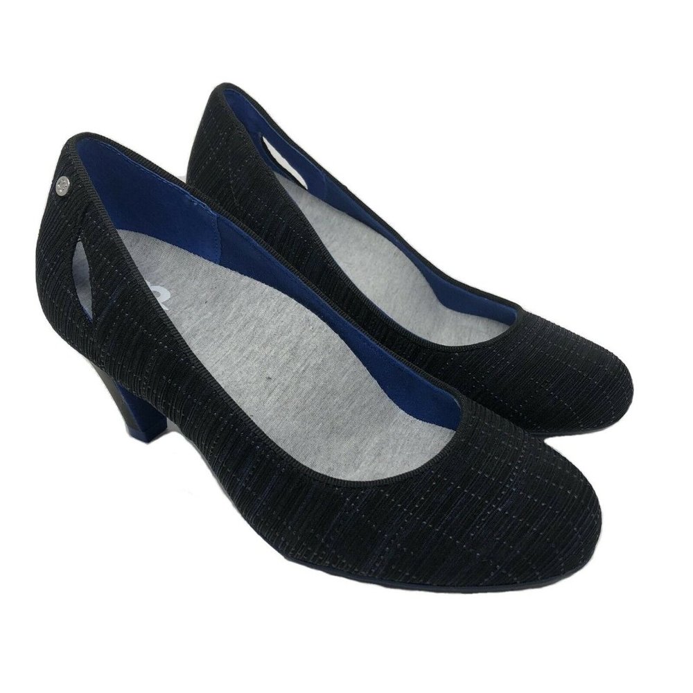 Betabrand On Your Mark Onyx Boucle Pumps Sz 5.5